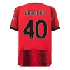 Maglia ufficiale AC Milan Vranckx 40 Casa 2023-24 per Uomo